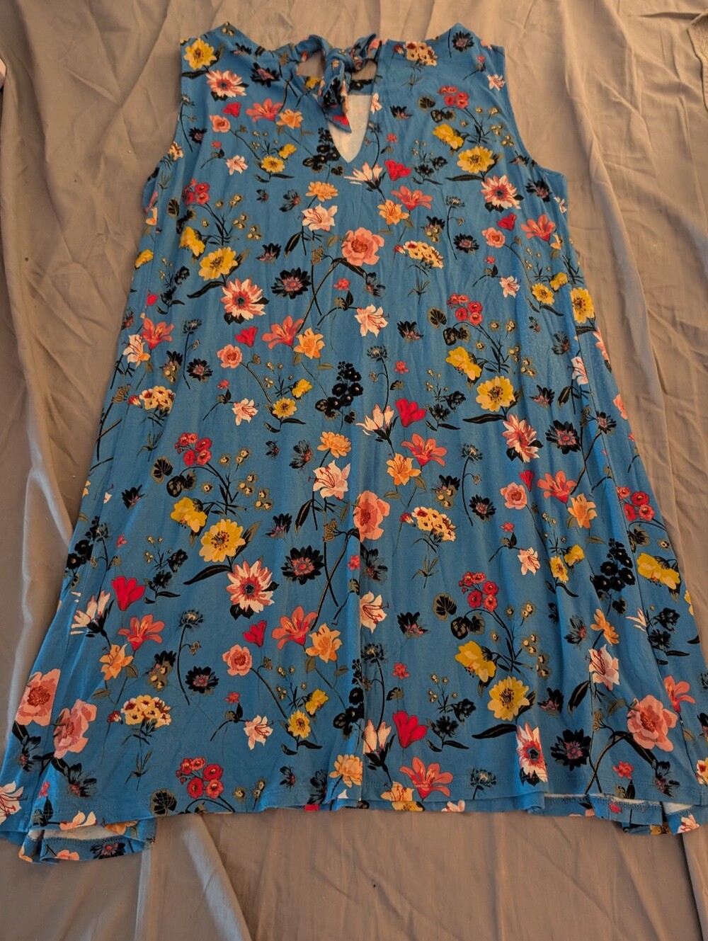 LOFT Floral Swing Dress - Picture 4 of 8